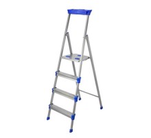 Стремянка стальная 4 ступени (0,85м), с лотком для инструментов
